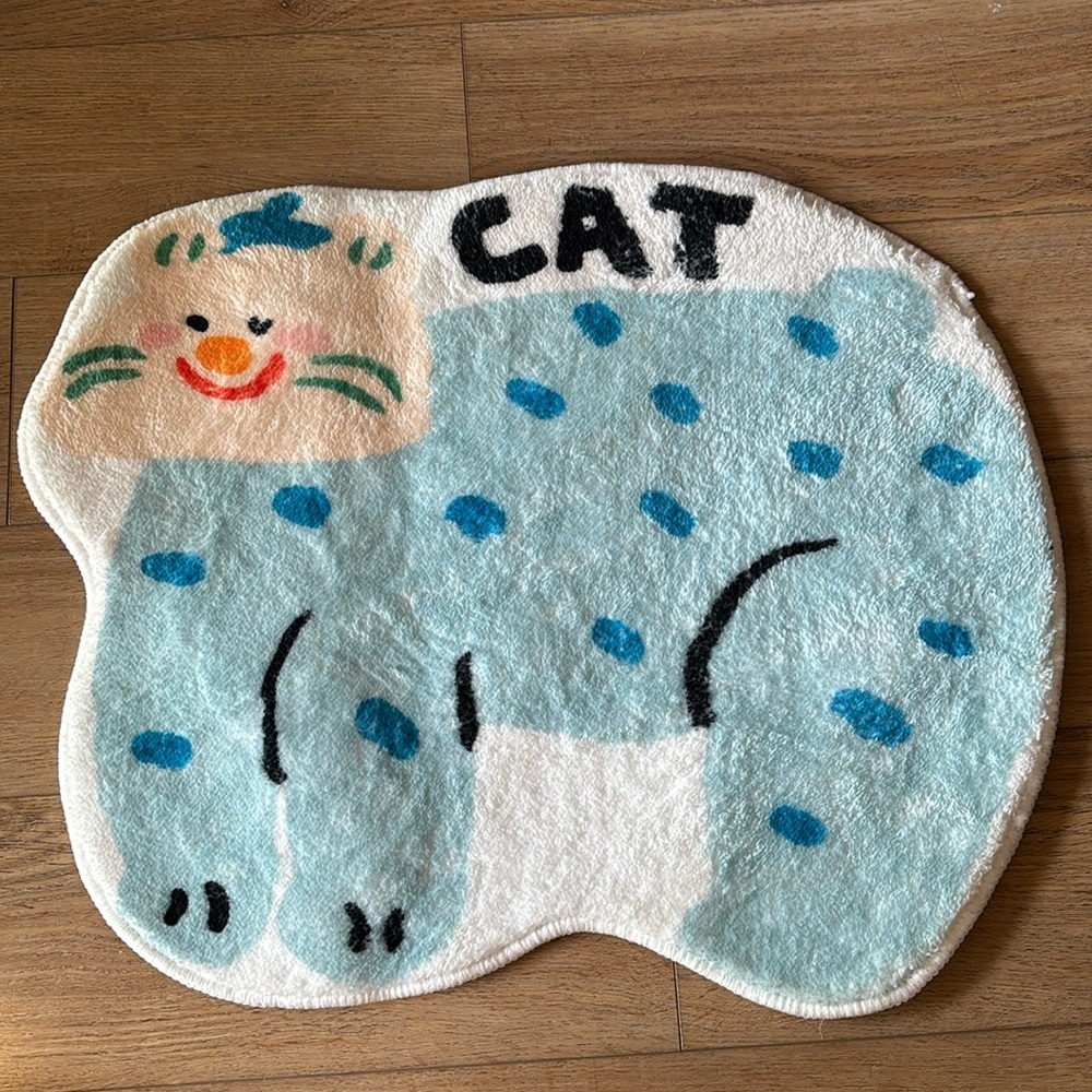 Gifts for Anyone🎁 Playful Cat-Themed Rug – Add Color and Charm to Your Space!
 🩵